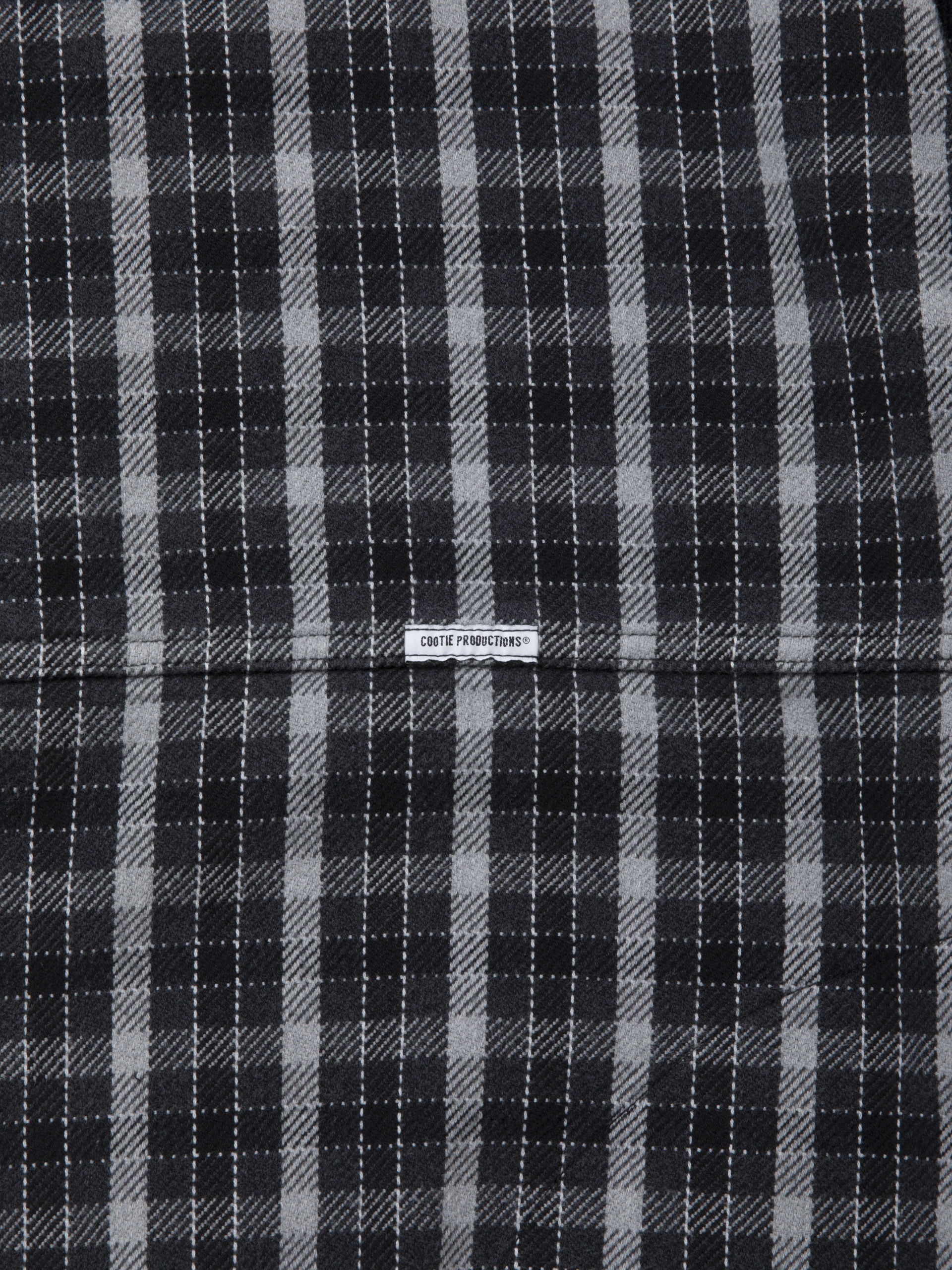 AD Processing Heavy Flannel Check Half Zip Pullover - Loschild