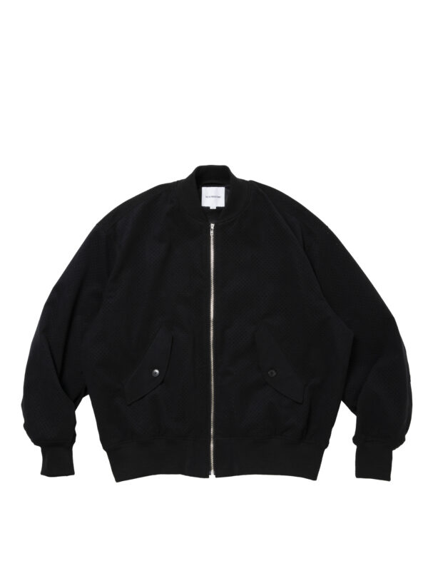 Punching Faux Suede Bomber Jacket
