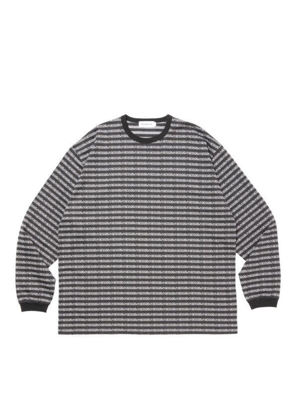 Supima Jacquard Border L/S Tee